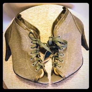 Zara TRF Lace Up Booties